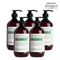 부케가르니 나드 두피 딥클렌징 샴푸, 1000ml, 5개