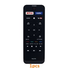 필립스 블루레이 DVD NC278UL BDP2501/F7A/F8/F7C1/F7C 플레이어용 리모컨 NC278 어셈블리 교체, 1pcs