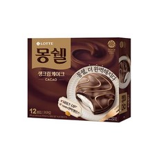 롯데 몽쉘 카카오 12입 408g 2개, 4개