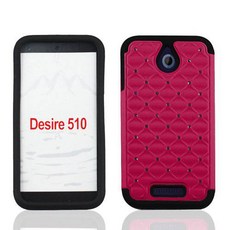 Cell-Pak Hybrid Spot Dazzle Case for HTC Desire 510 - Retail/13748905, 상세내용참조, 상세내용참조