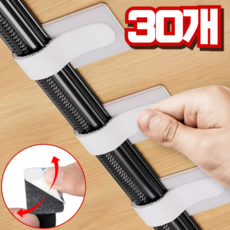 에너바인 전선정리 케이블 정리 벨크로, 화이트, 30개 1세트 화이트, 30개 1세트