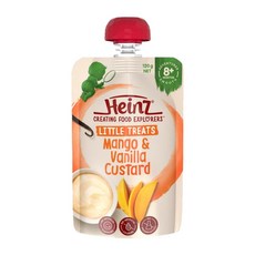 Heinz 하인즈 망고 바닐라 커스타드 아기간식 8m+ 120g Mango Vanilla Custard, 1개