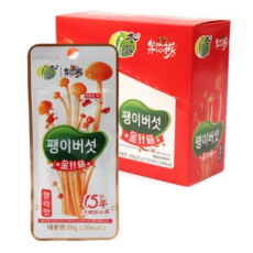 팽이버섯 향라맛 (미니 한박스), 20개, 20