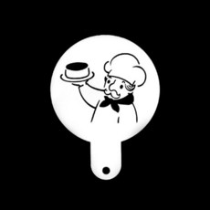 베이킹파티 스텐실-올리버 떡 케익 만들기 쿠키 머핀, 1개