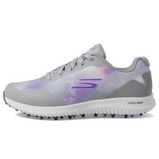 스케쳐스 Skechers 남성용 Go Max 아치 핏 스파이크리스 골프화 스니커즈 블랙/멀티 방수, 6.5, 6.5