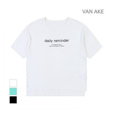 반에이크 반에이크 심플 레터링 반팔티셔츠_VB27TSQ301Z
