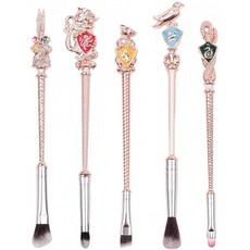 Magic Wand Makeup 브러시 세트 - 5pcs Wizard Wand Makeup 브러시 파운데이션 블렌딩 블러셔 아이섀도우 페이스 파우더 브러, 1, 단일옵션