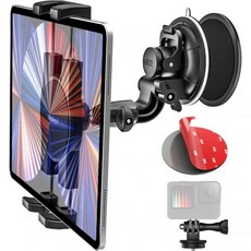 woleyi 자동차 태블릿 거치대 아이패드 핸드폰 앞유리 홀더 1 4인치 iPad Pro 12.9 에어 미니 휴대폰 갤럭시 폴드 파이어 카메라 4 13인치 장치용 트럭 차량 S, 1개