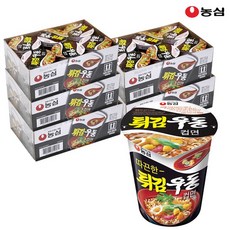 [농심] 튀김우동컵 (62g x 30개), 단품, 62g