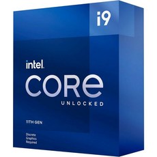 인텔 ™ Core® i9-11900KF 데스크톱 프로세서 8코어 최대 5.3GHz 잠금 해제 LGA1200 ® 500 시리즈 셀렉트 400 칩셋 125W