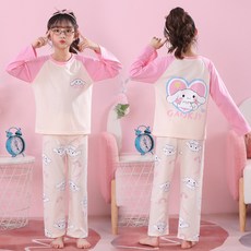 산리오 라운드넥 나그랑 어린이 잠옷