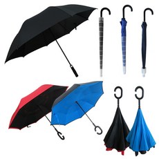 거꾸로 물받이 튼튼한 장우산 큰 대형 특대형 초경량 가벼운 고급 자동 우산 킹스맨 태풍 커버 특이한 초대형