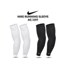 정품 스포츠 런닝 농구 팔토시 LIGHTWEIGHT RUNNING SLEEVE AC3397 블랙