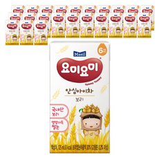 매일유업 요미요미 안심아이차 보리, 125ml, 1개입, 240개