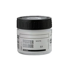 PN 신한화구 신한포스터칼라 전문 100ml 흰색 - 37534