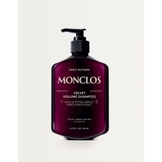 [탈모증상완화/손상모케어] 몽클로스 벨벳 볼륨 샴푸, 1개, 500ml