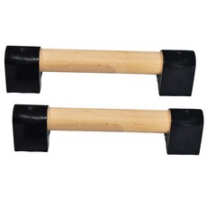 체조 또는 푸시업 바를 위한 우드 미니 패럴렛 세트. 휴대용. (9), 12 Inches