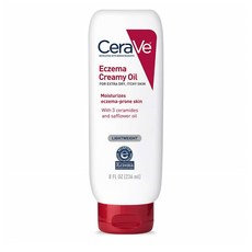 세라비 엑지마 크리미오일 악건성 가려운피부 세라마이드 홍화유 라이트웨이트 236ml CeraVe Eczema Creamy Oil Body Dry Skin, 1개