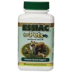 Essiac International Herbal Supplement for Pets 60 Capsules Essiac International 애완동물용 허브 보충제 60 캡, 1개