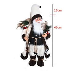 산타 눈사람 크리스마스 장식 큰 크기 인형 클로스 장난감 선물 홈 창 테이블, 15) G-60cm, 1개