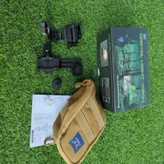 야간 투시경 헬멧 장착 투시 단안 전술 액세서리 PVS14 3X, 1.black