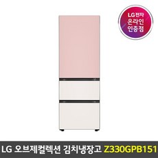 LG전자 2021년형 오브제 컬렉션 김치냉장고 Z330GPB151 323L 방문설치
