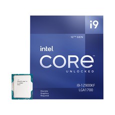 박스 인텔 코어12세대 정품 i9-12900KF CPU (엘더레이크 LGA1700 쿨러미포함), 1개, 선택하세요 - 12900kf