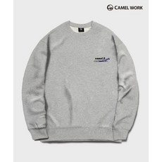 CAMEL WORK 카멜 파크 스웨트셔츠(그레이)