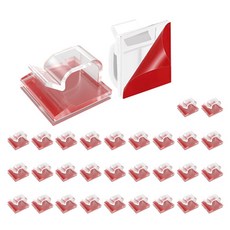 D O Sell 整齊排線+固定夾30p一套, 1組, 透明