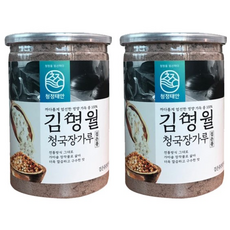 清潔泰安金明月黑豆清國醬粉, 500g, 2罐