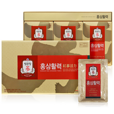 正官庄 紅蔘活力即飲禮盒 30包入, 40ml, 1盒