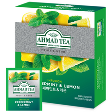 AHMAD TEA 胡椒薄荷&檸檬茶包, 1.5g, 100包, 1盒
