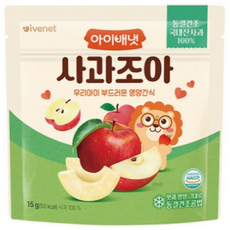 아이배냇 사과조아 과일칩 아기과자 어린이집간식, 1개, 15g