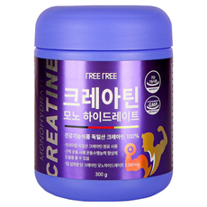 트리트리 독일산 크레아퓨어 크레아틴 모노하이드레이트 헬스부스터 근육 벌크업, 1개, 300g