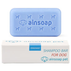 ainsoap 貓狗香皂薄荷味+皂網, 90克, 1套