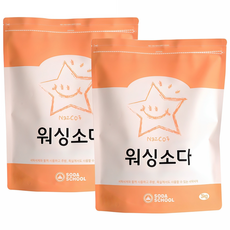 SODA SCHOOL 多用途小蘇打洗衣粉, 2包, 3kg