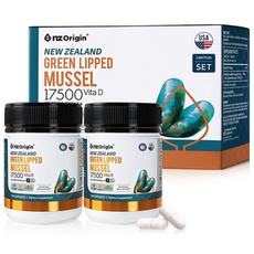 nz Origin 綠唇貽貝萃取膠囊 17500mg, 85.2g, 2罐