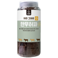 자연애 강아지 간식 한우허파 80g, 단품, 1개
