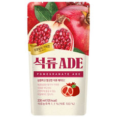 (무료배송) 웰그린 석류에이드 230ml x 10개