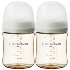 더블하트 모유실감 3세대 트윈팩 160ml/240ml 모음, 오후의베이지, 160ml, 2개