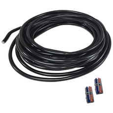 One Stop 切割VCTF電線 黑色 3m+2P 鐵製連接器 2入組 1.5SQ*2C, 1組