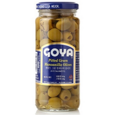 Goya зеленые оливки Мансанилья без косточек, 332 г