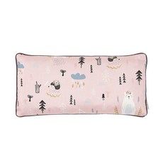 아띠블랑 신생아용 메밀 편백 태열베개, 화이트 베어 핑크, 1개