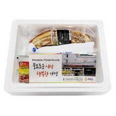 오겹살 한방 통 보쌈 수육 캠핑음식 밀키트, 400g, 1개