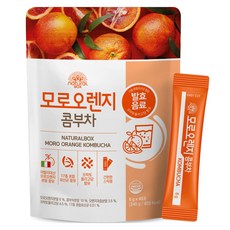 NATURAL BOX 康普茶沖泡粉 摩洛血橙口味, 6g, 40條, 1袋