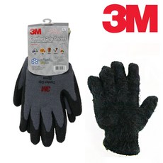3M 컴포트그립 혹한기용 리얼터치 장갑 M, 그레이, 1개