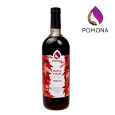  포모나 메이플 시럽 포모나 커피시럽, 6개, 1L, 6개 