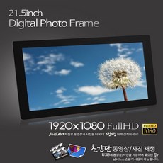 디지털액자 22인치 FHD(1920X1080)동영상지원, 디지털액자STAR2201 22인치 FHD, 블랙