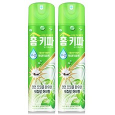 홈키파 에어졸 내츄럴 허브향, 500ml, 2개