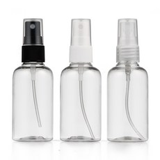 허브스프레이 50 60 80 100ml 스프레이용기, 80ml, 투명용기 흰색캡